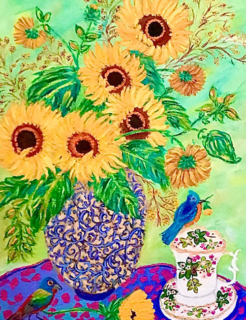 1_0002_Sunflowers-and-Daisies-Acrylic-on-Canvas-9-x-12-225