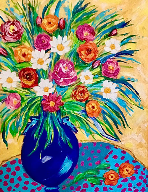 1_0003_Roses-in-Blue-Vase-Acrylic-on-Canvas-9-x-12-225