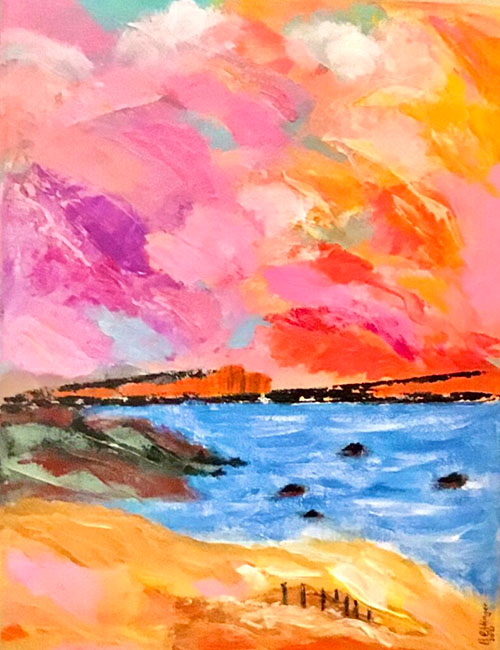 1_0006_Sunset-Beach-Acrylic-on-Canvas-12-x-18-x-12-300